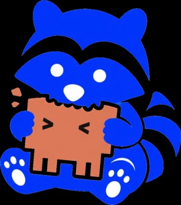 The Rebates raccoon mascot
